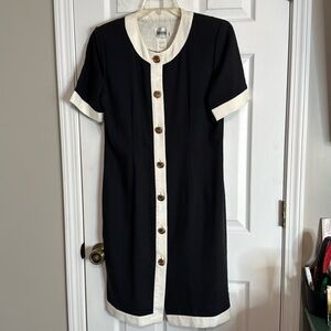 Vintage Leslie Fay Petite Collections Dress - size 10